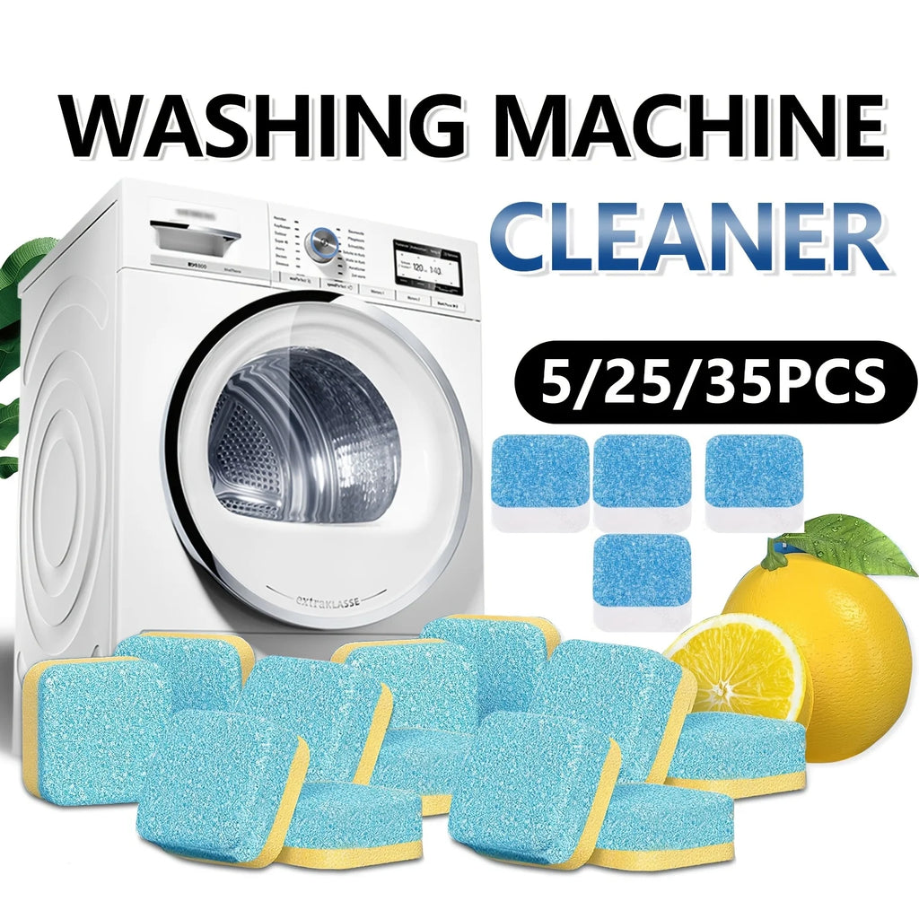 WashFizz effervescent tablets, fresh lemon scent