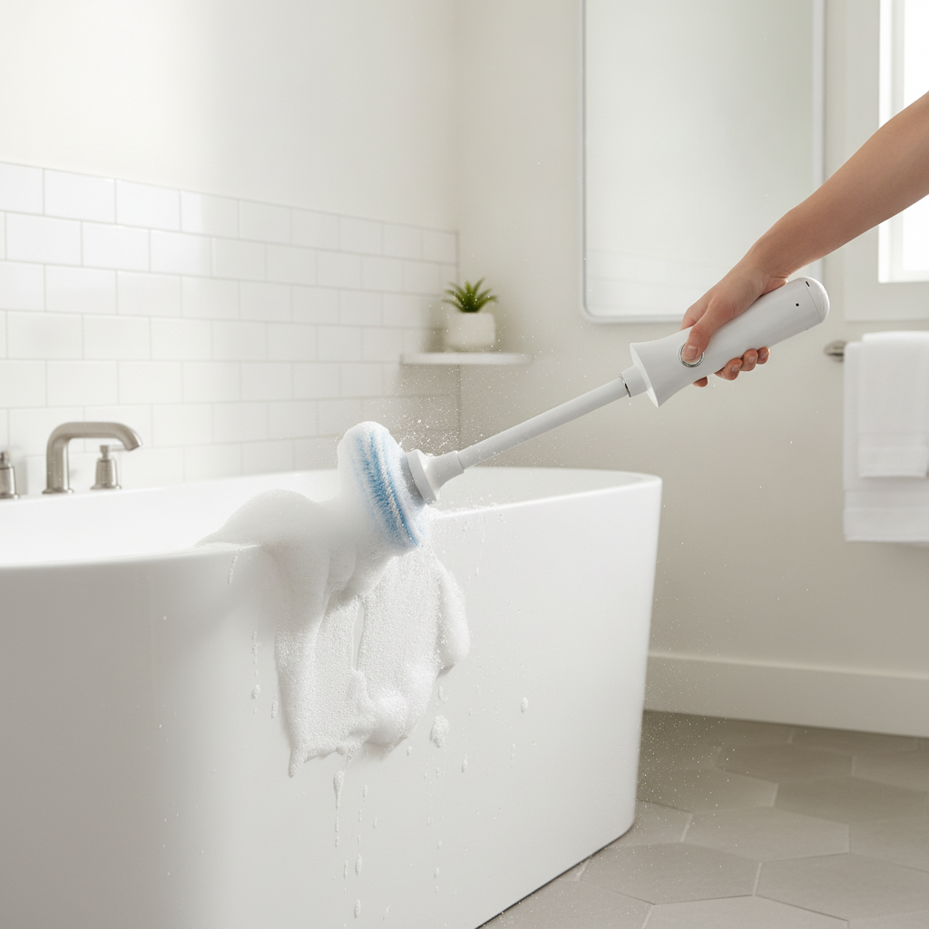 ScrubKnack™ — Cordless Electric Spin Scrubber